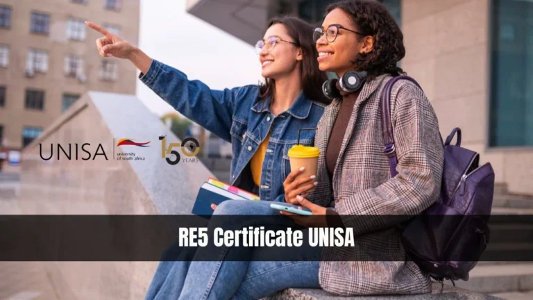 What is RE5 Certificate UNISA