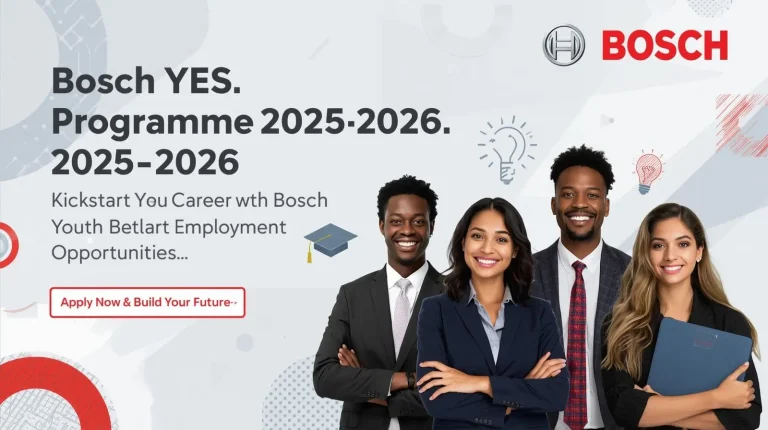 Bosch Youth Employment Service YES Programme 2025-2026