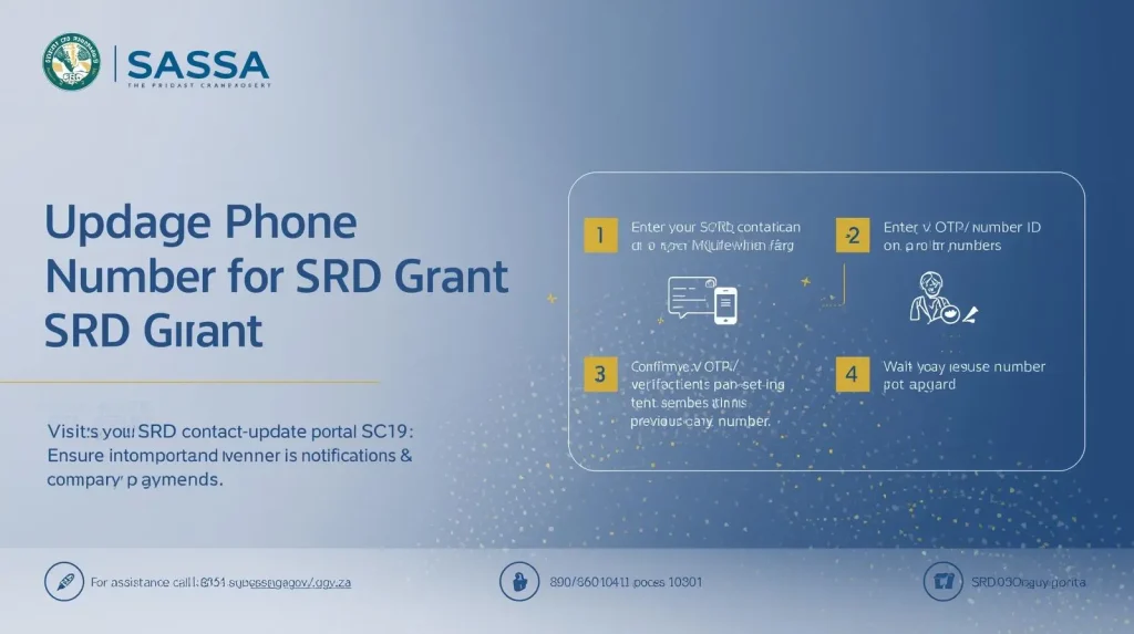 Change Phone Number for SRD Grant