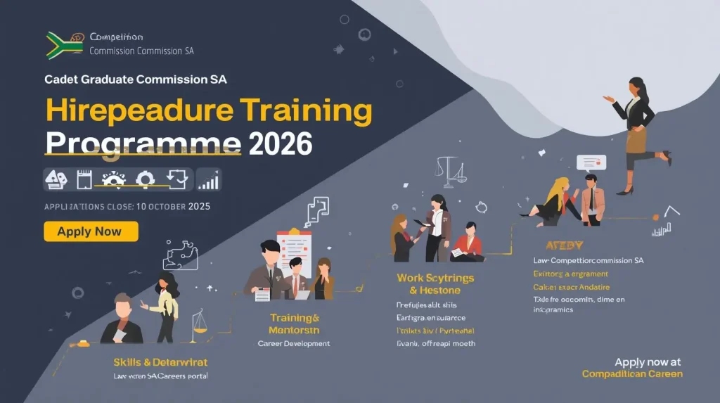 Competition Commission SA Cadet Graduate Training Programme 2026