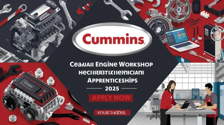 Cummins Engine Workshop Technician Apprenticeships 2025