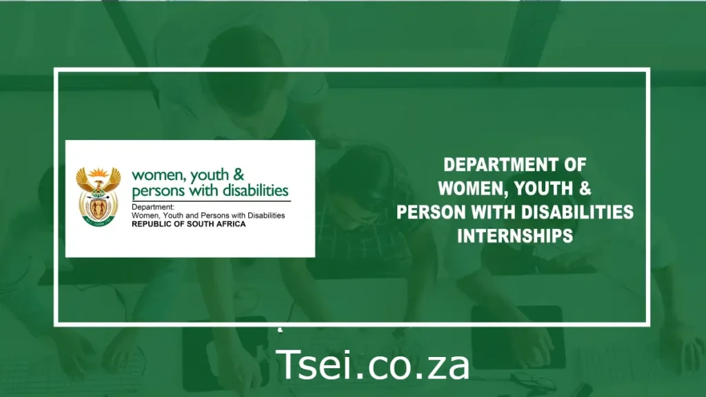 DWYPD Internships 2025-2026 (Department of Women, Youth and Persons with Disabilities)