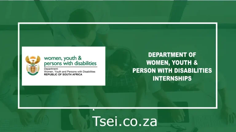 DWYPD Internships 2025-2026 (Department of Women, Youth and Persons with Disabilities)