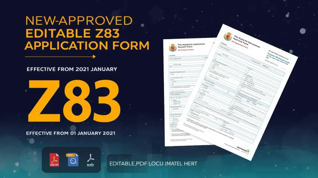 New Z83 Application Form