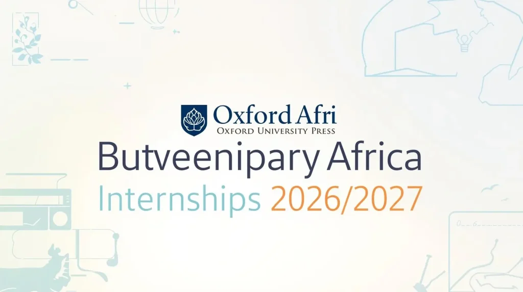 Oxford University Press Southern Africa Internships 2026/2027