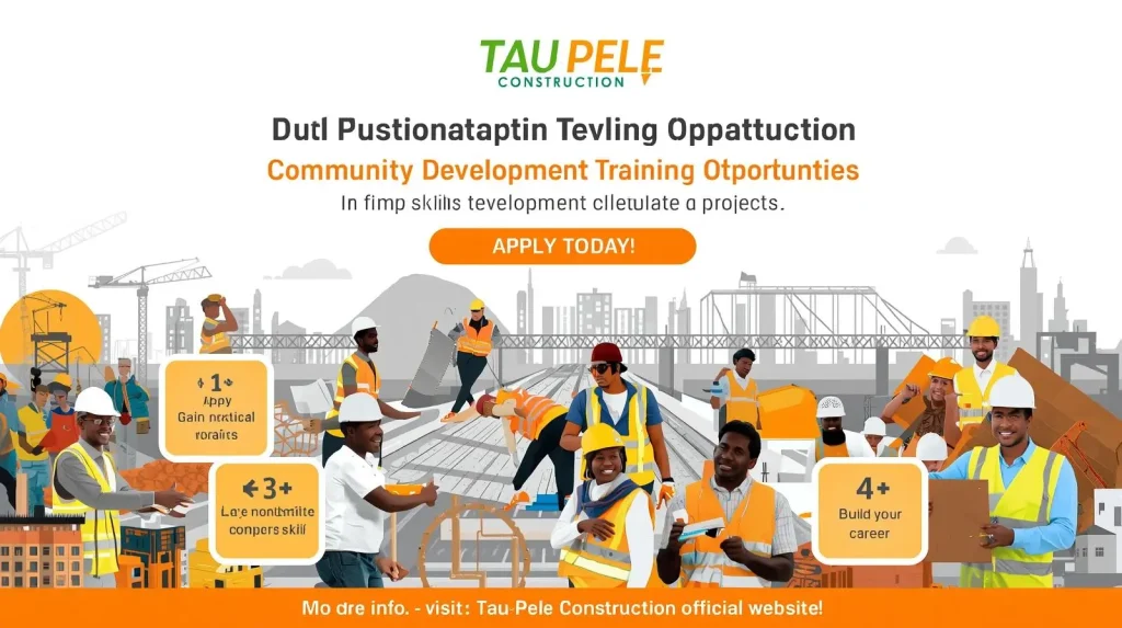 Tau Pele Construction Community Development Training Opportunities 2025