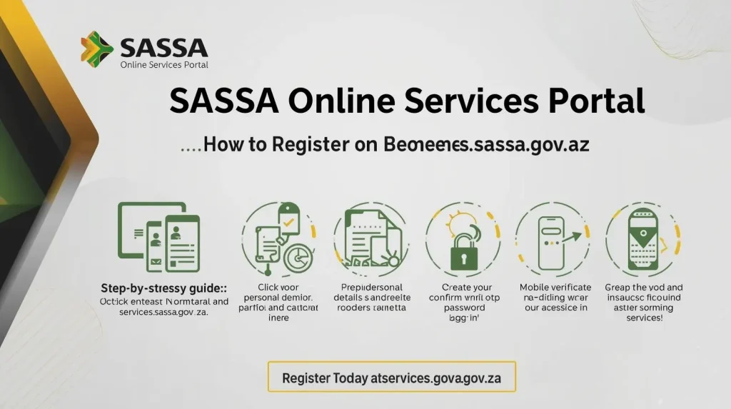SASSA Online Services Portal How to Register (services.sassa.gov.za)