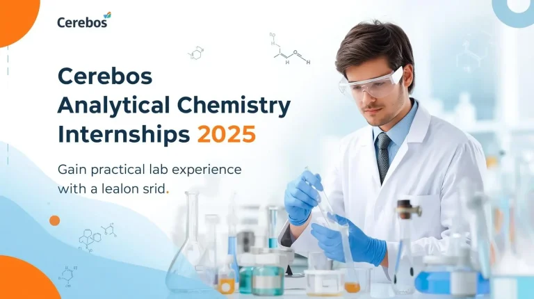 Cerebos Analytical Chemistry Internships 2025