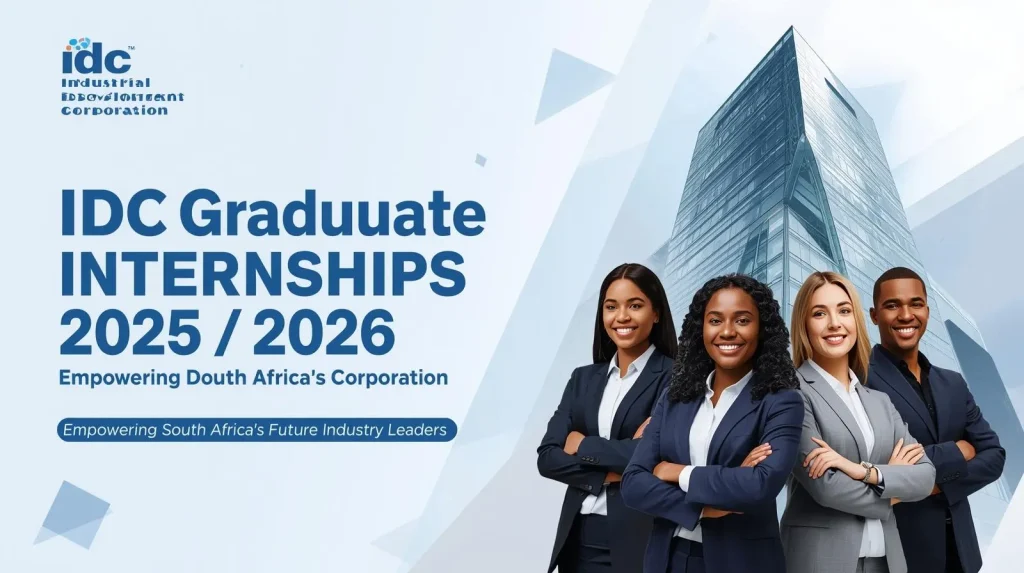 Industrial Development Corporation (IDC) Graduate Internships 2025 2026
