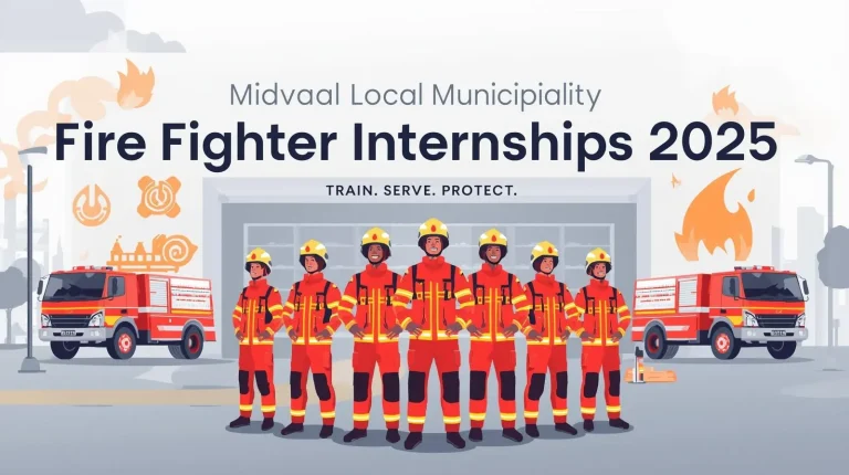 Midvaal Local Municipality Fire Fighter Internships 2025