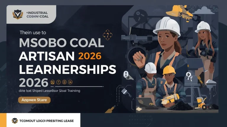 Msobo Coal Artisan Learnerships 2026 - How to Apply