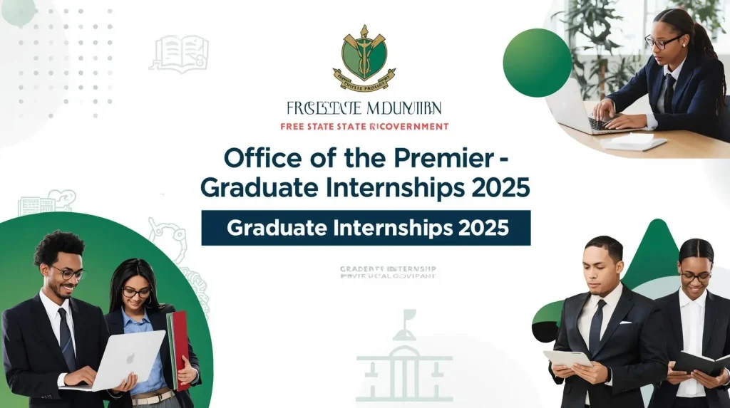 Office of the Premier, Free State Graduate Internships 2025