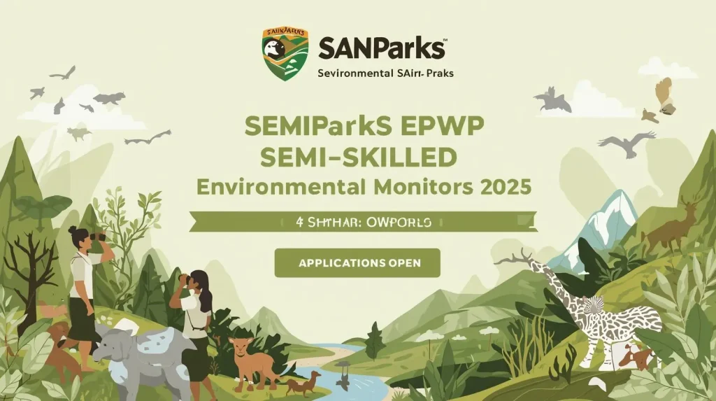 SANParks EPWP Semi-Skilled Environmental Monitors 2025