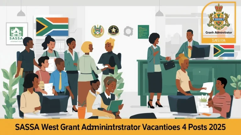 SASSA North West Grant Administrator Vacancies (4 Posts) 2025