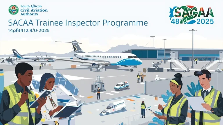 South African Civil Aviation Authority (SACAA) Trainee Inspector Programme 2025