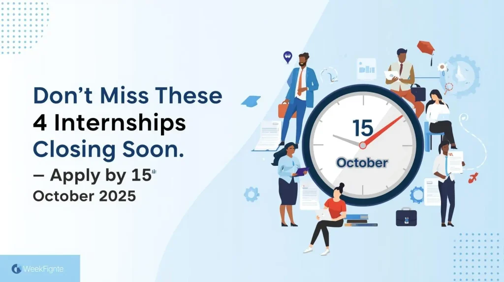 These 4 Internships Closing Soon
